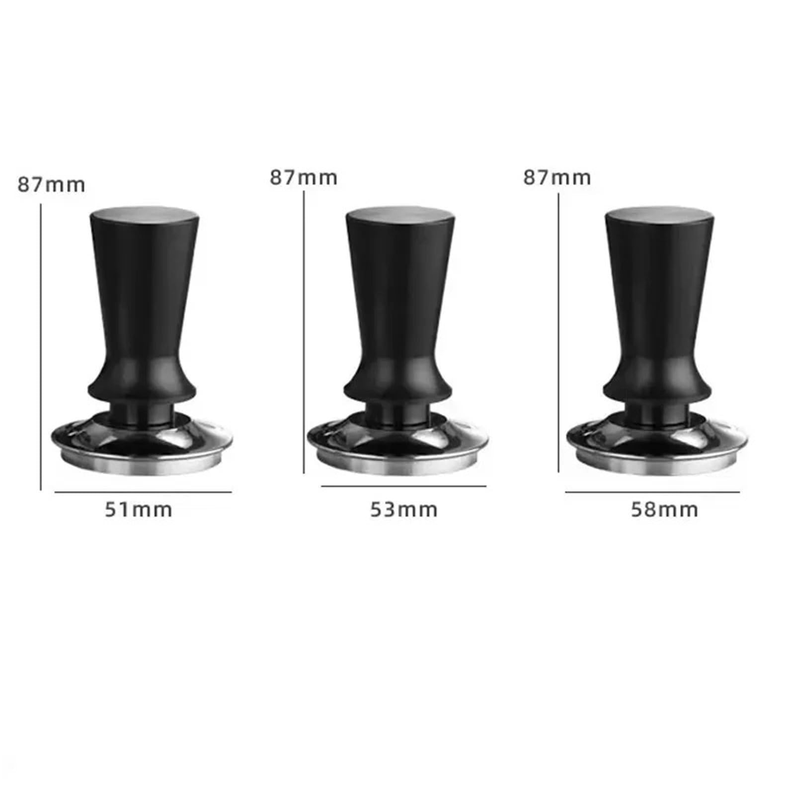 51 53 58mm Tamper Calibrato Molla, Compatibile Con Delonghi Breville