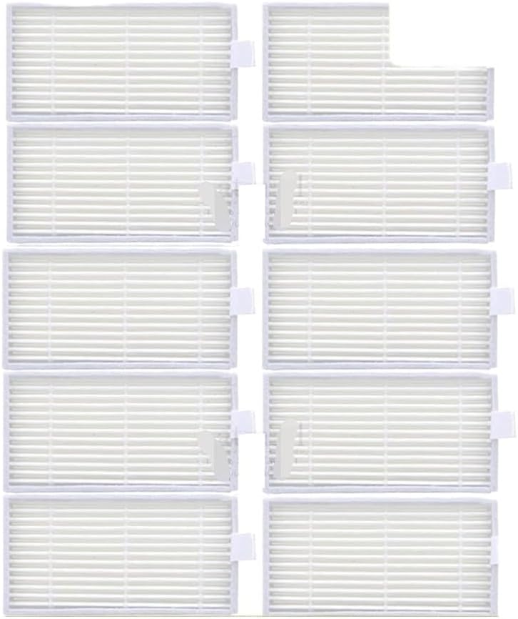 Vacuum Cleaner Parts Replacement Kits，Compatible For Ilife， V55 V50 V5 V5s V3 V3s V55 Pro X5 Replace Filter(10 PACK)