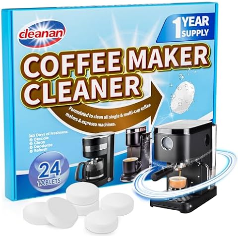 Cleanan Coffee Maker Cleaner Tablets - 24 Pack Cover