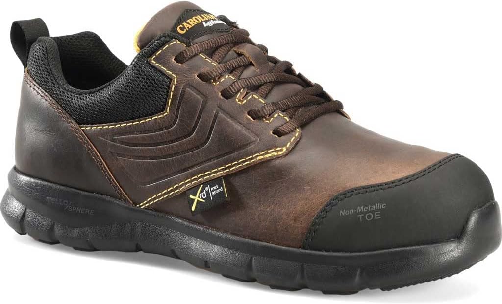 Men's CA1906 Lytning 1.9 Met Guard Composite Toe Brown 9 EE