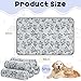 Omtofo 5 Stück Flanell Hundedecke Flauschig, Katzendecke, Waschbar, Haustierdecke für Kleine Mittlere Hunde Katzen, Kuscheldecke Hund, 60 x 40 cm, Grau