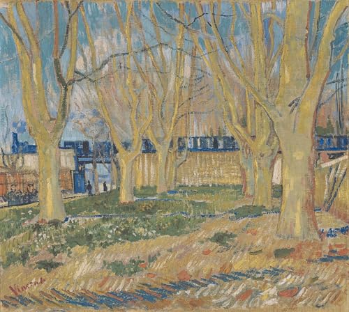 Tableau Le Train de Vincent Van Gogh impression d'art sur toile de décoration 60x90cm