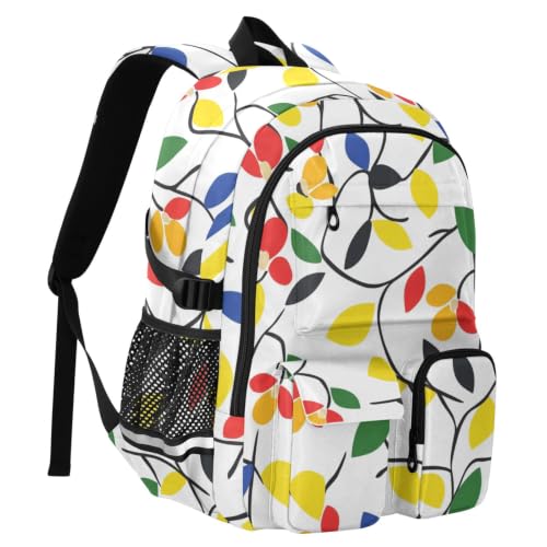 Mochila de viaje con plantas para instituto y escapadas de fin de semana 2