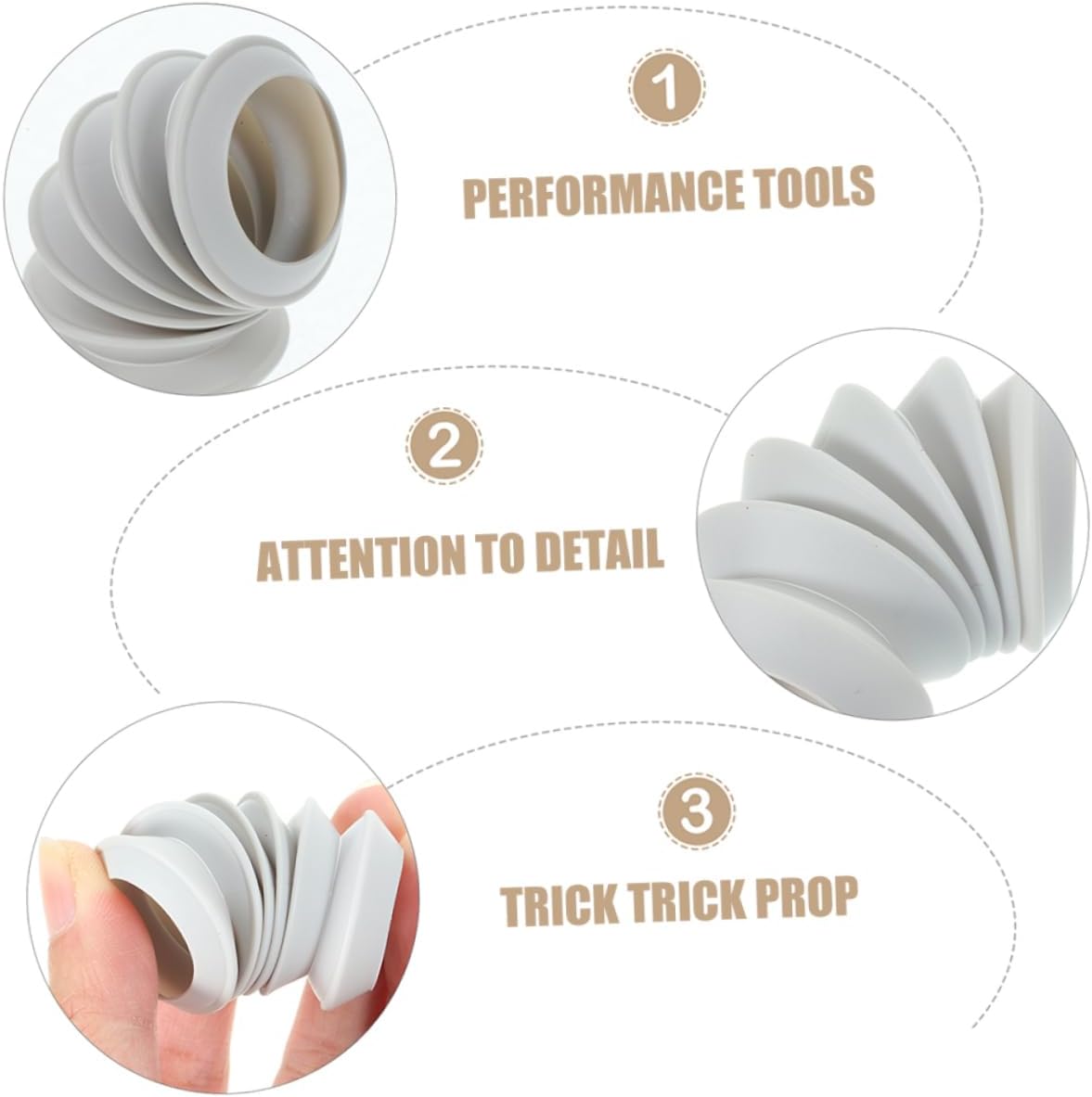 HANABASS Neck Cracking Sound Gimmick Toy 10pcs Realistic for Halloween image 3