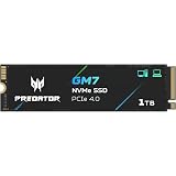 Acer Predator M.2 SSD 1TB GM7 NVMe2.0 2280 PCIe Gen4×4 超高速(最大読み取り：7400MB/s、最大書き込み：6500MB/s) 内蔵SSD 高耐久 3D NAND TLC PS5/PS5 Pro動作確認済み メーカー5年保証