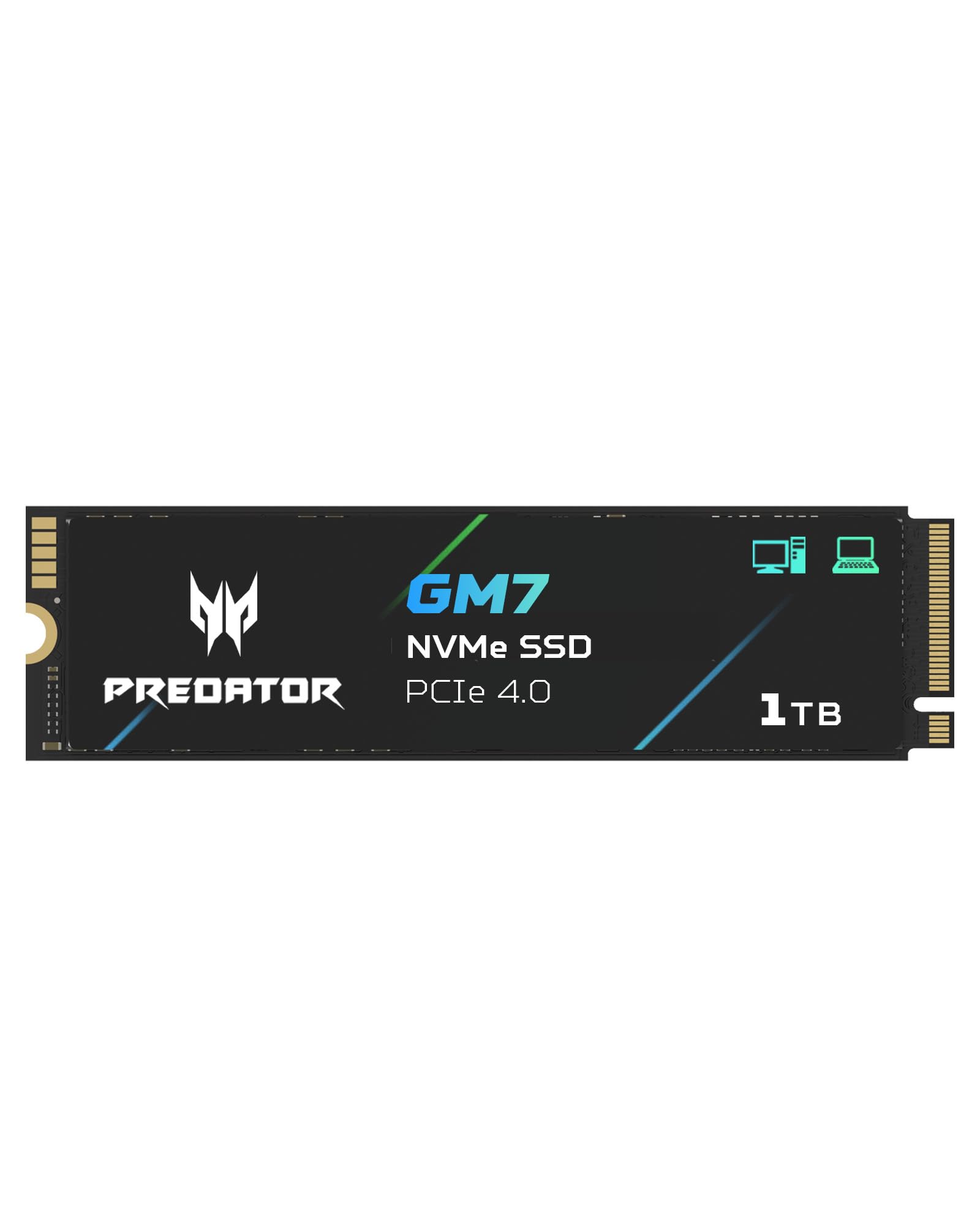 内蔵型SSD Predator GM7 NVMe PCIe Gen4 SSD 1TB Amazon | Acer (エイサー) Predator GM7-1TB NVMe1.4 ゲーミング