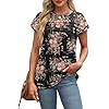 WEESO-Womens-Summer-Tops-Trendy-2025-Cap-Sleeve-T-Shirts-Crew-Neck-Pleated-Front-Clothes-Fashion WEESO Womens Summer Tops Trendy 2025 Cap Sleeve T Shirts Crew Neck Pleated Front Clothes Fashion