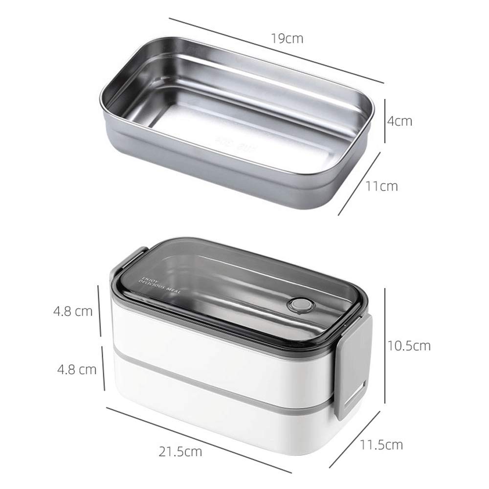 JINGYAN Boîte à bento Bento Box Mini stockage des aliments Boîte à lunch PP Container Bureau des étudiants Kid Micro-ondes Vaisselle Lunchbox(Pink,2)