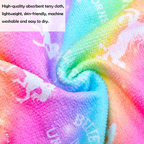 Pashop Swim Cover Ups For Girls Terry Cover Up Swimwear Hoodie Zipper Cover-Up (Unicorn, 4-5 Years) #TOP6