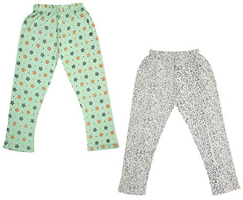 Image of indi weaves Girls Super Soft Cotton Solid Capri Pants Pack of 2