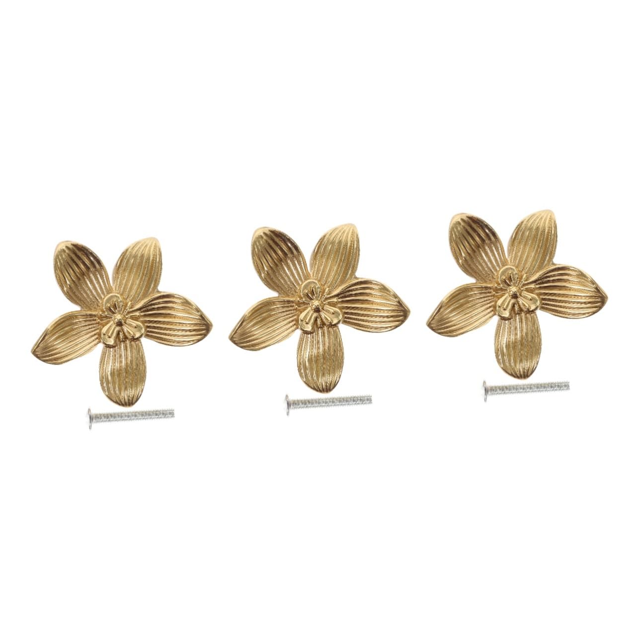 Poignée de fleur en laiton doré pour sublimer vos meubles de cuisine