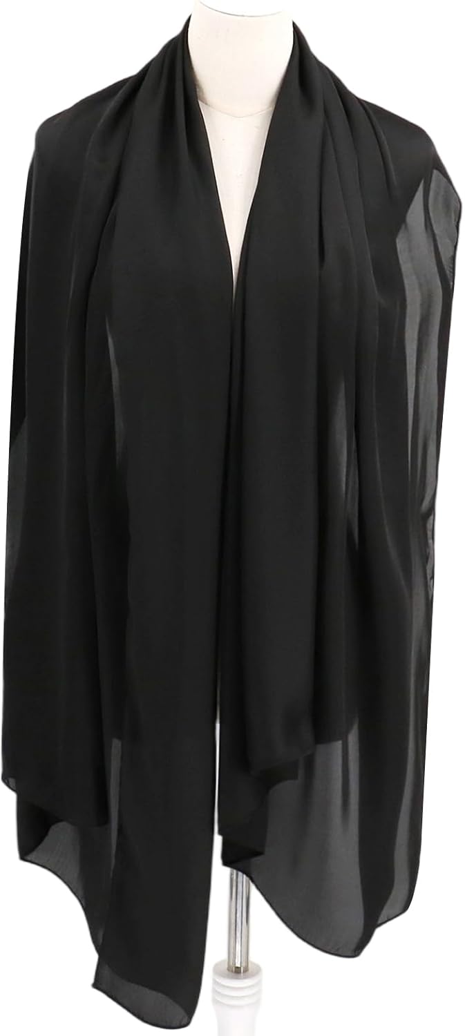 vimate 100% Large Silk Feeling Scarf-Women's Fashion Long Mulberry Silk Satin Neck Scarf Sunscreen Shawl Wrap Headscarf - Image 4