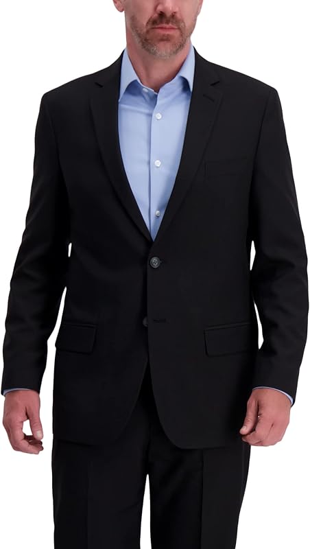 Haggar Men's Smart Wash Machine Washable Classic Fit Suit Separates - Pants & Jackets