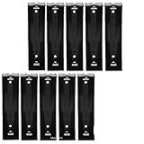 18650 Battery Case Holder, 10 Pcs 1 Slots x 3.7V DIY Battery Storage Box, in Parallel Black Plastic...
