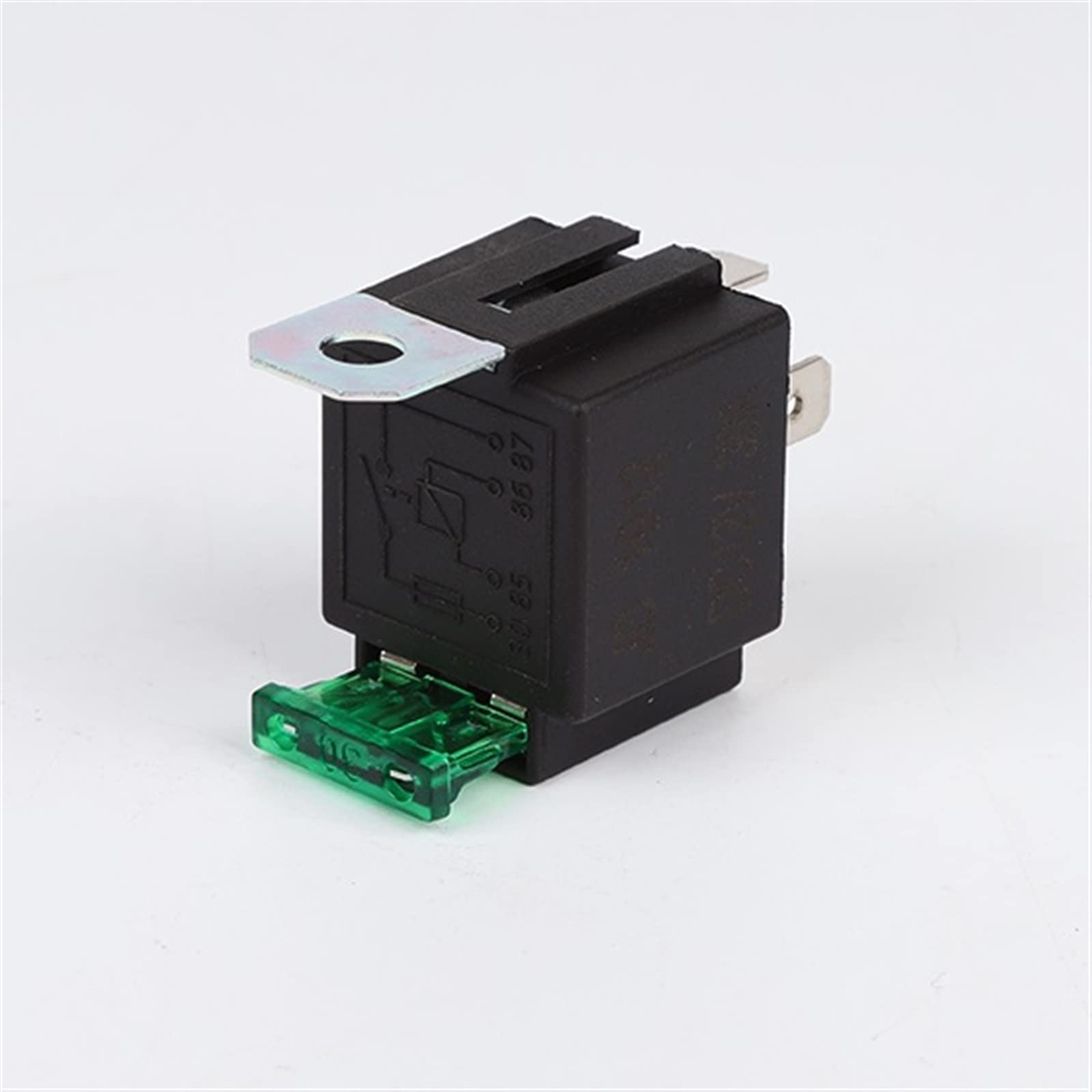 Relé con Fusible for automoción de 30 A zócalo Posterior Hierro, 12 V, 24, 4/5 Pines, Normalmente Abierto, Bobina Cobre, Carcasa Retardante Contacto aleación Plata(24v,5 Pin a Set)