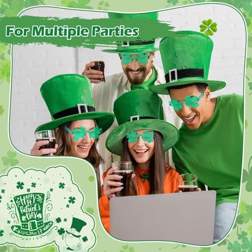 Lunettes trèfle vert Saint-Patrick pour compléter votre déguisement - 5