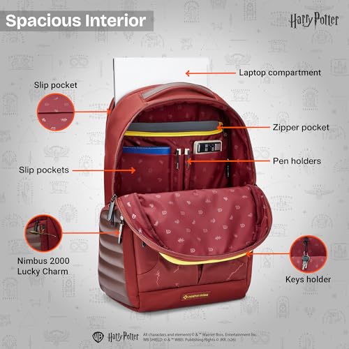 Image of Nasher Miles Harry Potter Backpack | Laptop Backpack | Ideal for Office, College, School & Travel | Men, Women, Boys, Girls