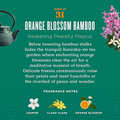 Image of Caldrea Linen and Room Spray Air Freshener, Made with Orange Peel and Ylang Ylang flower Essential Oils, Plant-Derived and Other Thoughtfully Chosen Ingredients, Orange Blossom Bamboo scent,16 oz