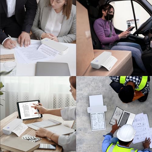 Supvan T200M Portable Printer Wireless For Travel, Bluetooth Inkless Printer thumb #7