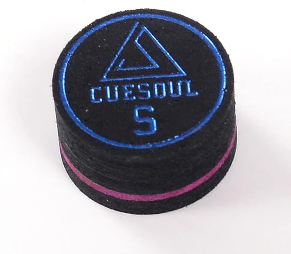 CUESOUL 6 Pezzi 9 Livello 14 Millimetri Maiale Cue Suggerimenti per Pool Cue Stick - 2