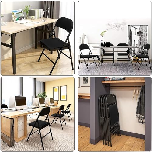 Fenbeli PADDED FOLDING CHAIR With Steel Frame For Events Office Wedding Party thumb #6