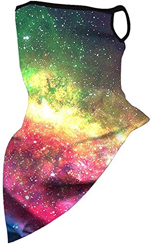 Unisex Men's Women's Face Mask Neck Gaiter Hanging Ear Reusable Bandana Ear...