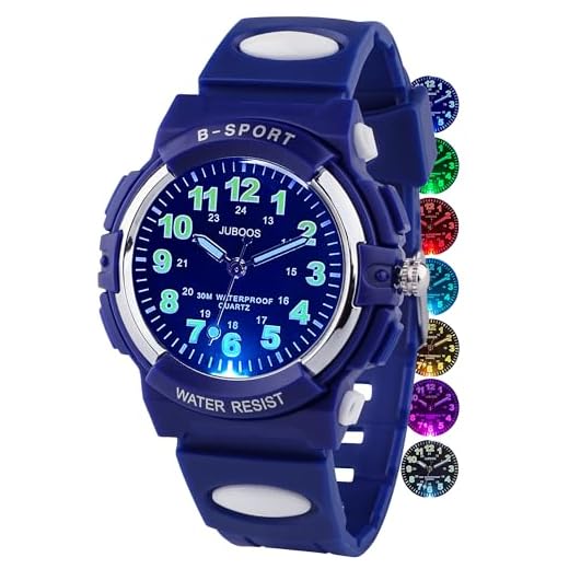 Juboos Neue 7-Farbige Kinderuhren, Kinderuhr