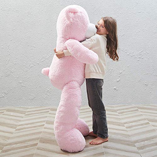 Maogolan Giant Pink Teddy Bear 55 Inch Life Size Big Bear Large Stuffed Animals For Girlfriend #TOP4
