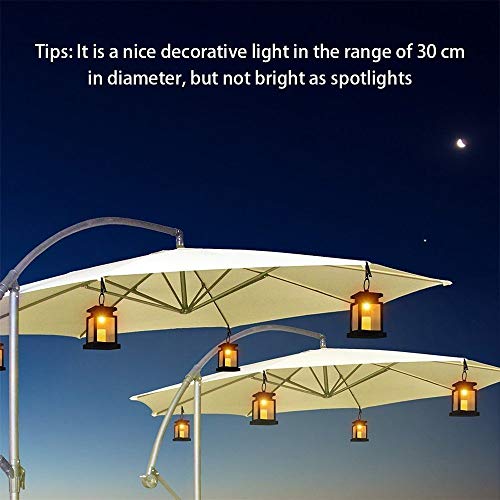 Sunklly Hanging Solar Lanterns Outdoor - 4 Pack Solar Candle Flickering Lights Waterproof Led Hanging Solar Lanterns Lights For Garden, Patio, Umbrella, Tent, Tree, Yard, Deck, Camping (Warm Light) #TOP5