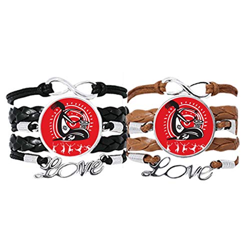 Bracelet Mexique cuir véritable fait main au style mexicain unique