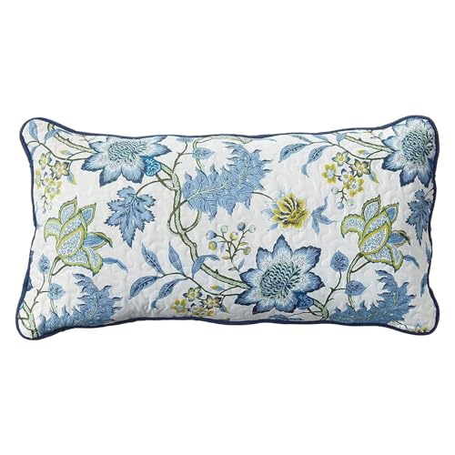 Image of Waverly 3-Piece Quilt Set, Reversible Bedspread Bedding, Porcelain, King