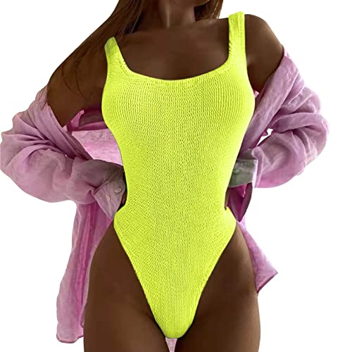 LAOSU Maillot De Bain Femme - Élégant Monokini, Deux Pièces, De Grossesse, Année 70, String
