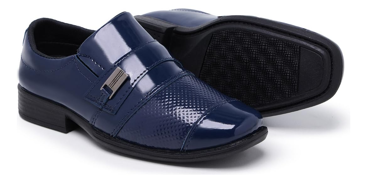 Kit Sapato Social Masculino Infantil Couro Sintético + Cinto (Azul, BR, Criança de 9 a 12 anos, Numérico, 35) em promoção! Veja a oferta e mais achadinhos de Sapatos Infantis 5 Hoje é o melhor dia para comprar Kit Sapato Social Masculino Infantil Couro Sintético + Cinto (Azul, BR, Criança de 9 a 12 anos, Numérico, 35) com aquele preço maroto! Promoção! Aproveite a oferta! 5