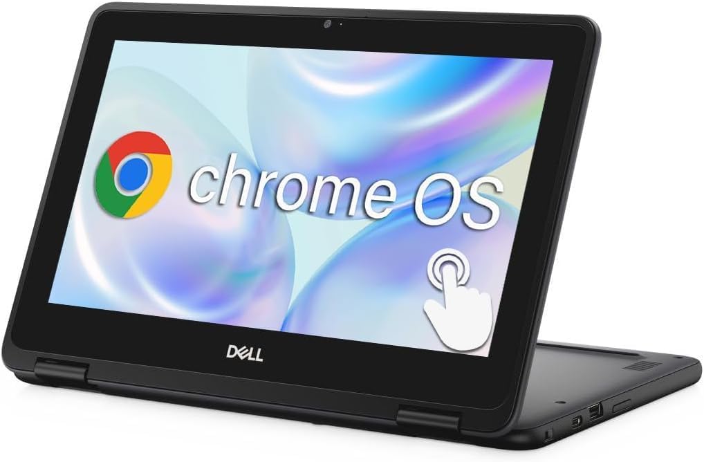 Dell Chromebook 11 3100 2 en 1 Ordenador portátil de 11,6 pulgadas HD, Intel Ce…