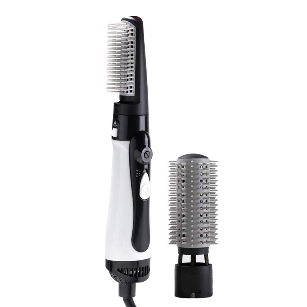 Hair Dryer Brush One Step 3-in-1 Hot Air Styler and Volumizer Negative Ion Curler Straightening Comb 2 Temperatures Reduce Frizz and Static Suitable for Long Hair with 2 Accessories