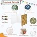 gisgfim 24 Pack Privacy Shields for Student in 12 Boho Colors Desk Dividers Durable Privacy Folders Testing Dividers Shield Study Boards Panel Partition for Classroom Teacher Back to School Supplies