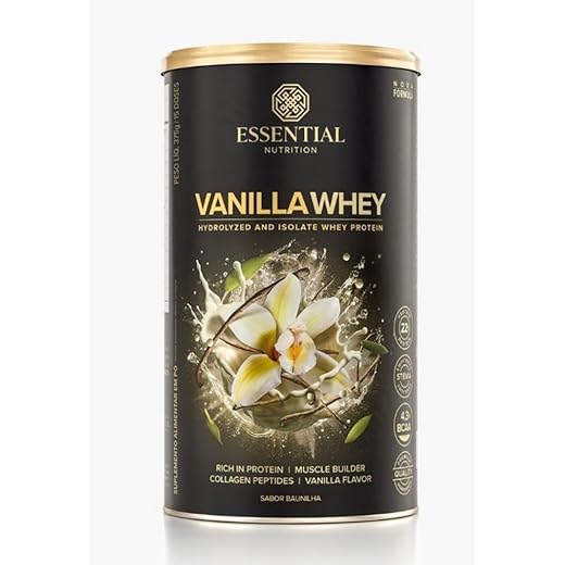 Vanilla Whey Essential Nutrition 375g