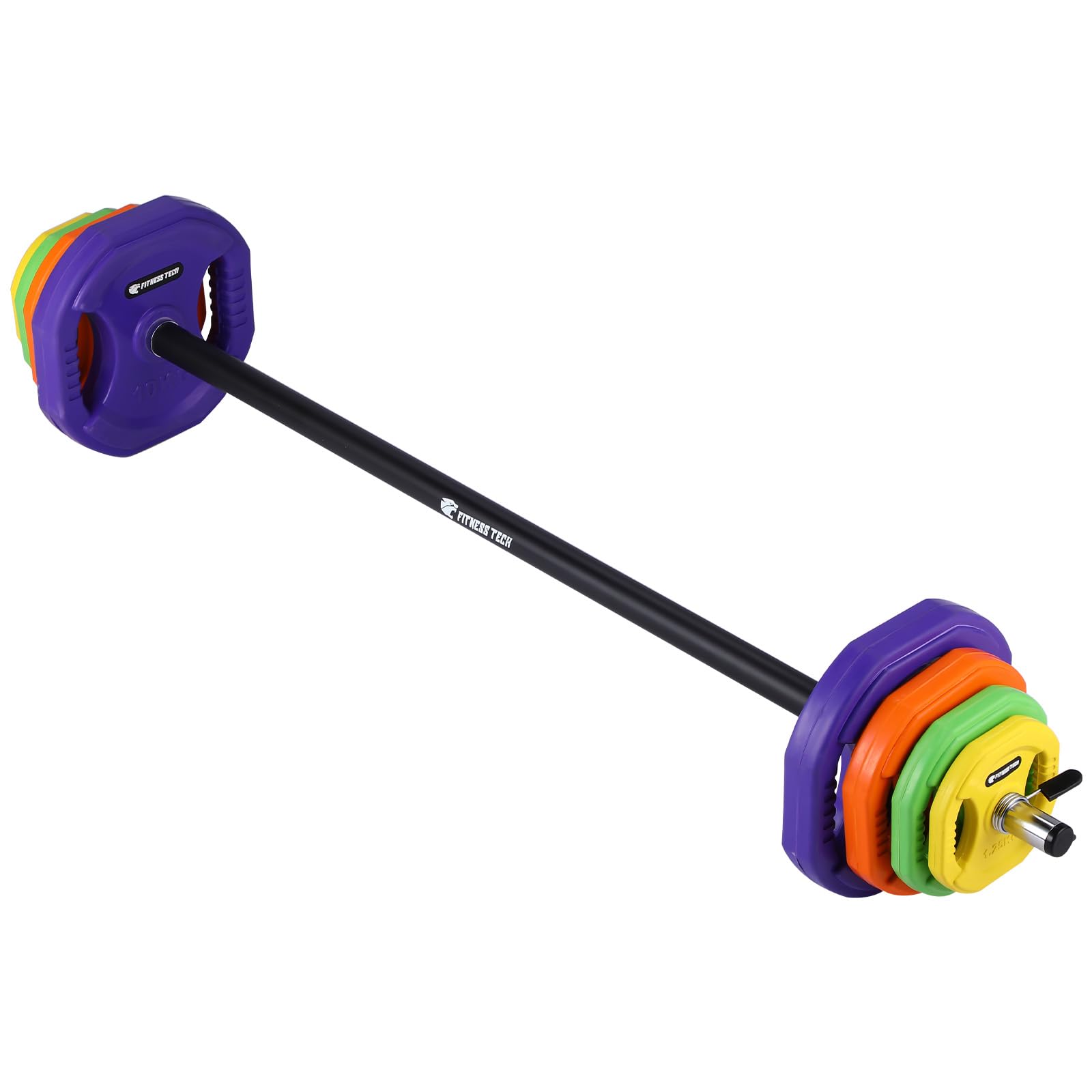 Set Completo de Pesas y Barra - Body Pump - Entrenamiento Funcional - Definición, Musculación y Entrenamiento (40KG)