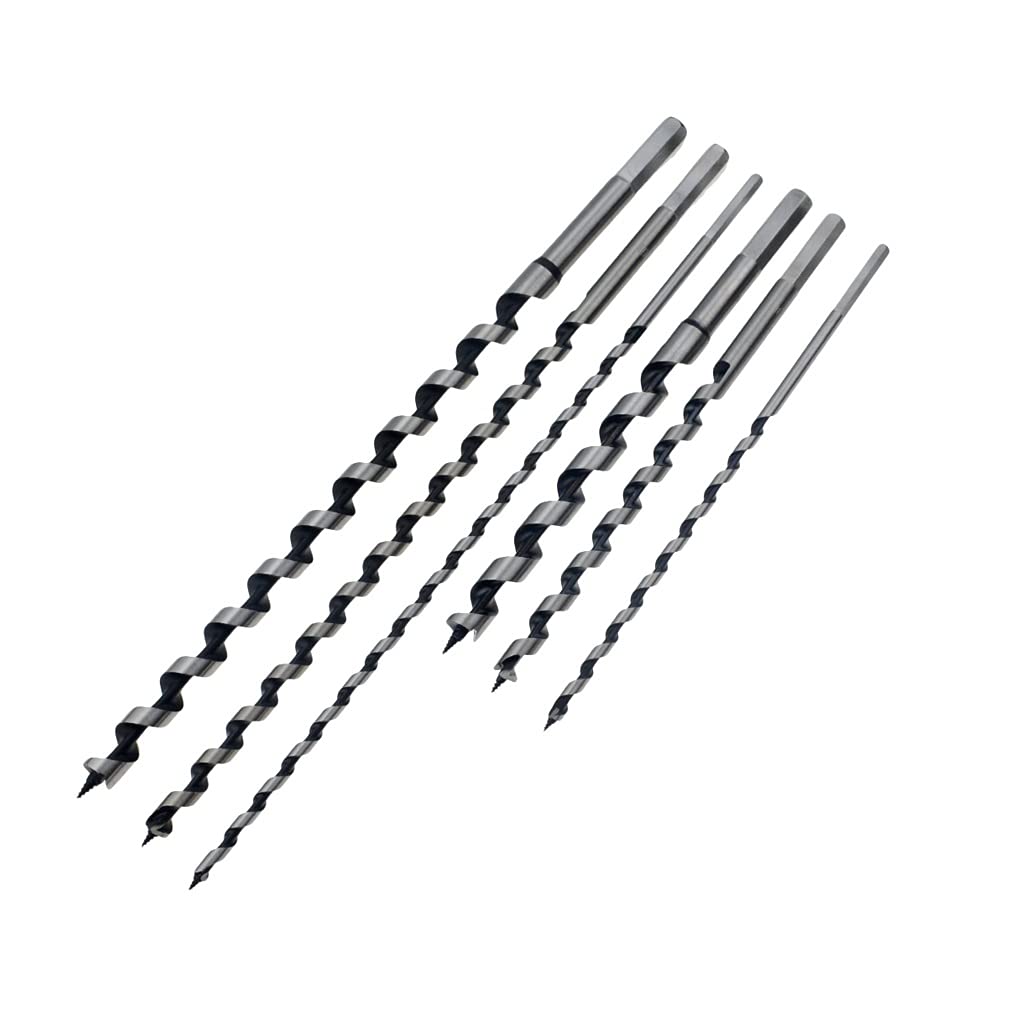 230mm 350mm Long 6-25mm Auger Drill Bits Wood Carpenter Masonry Hobby Drills Set for Woodworking 6/8/10/12/14/16/18mm Shank