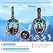 Full Face Snorkel Mask for Adults Teen, Snorkeling Gear with Detachable Camera Mount, Panoramic 180° View, Anti-Fog Anti-Leak Snorkling Set for Man and Women (Black Green+Black-S/M)