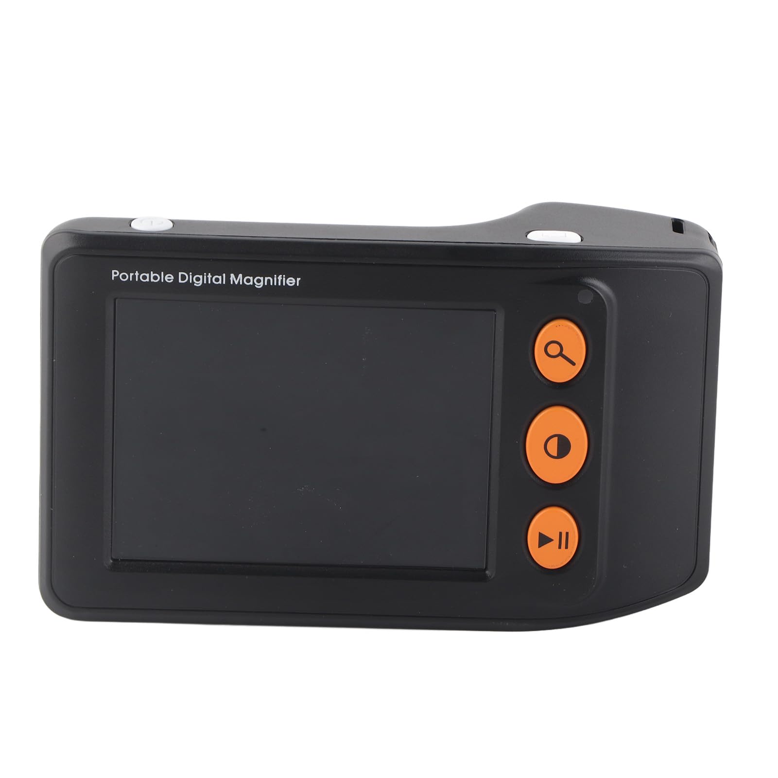 Lupa digital portátil, ayuda de lectura electrónica, imagen de alta definición, 8 modos de color con mango plegable para baja visión (BLACK)