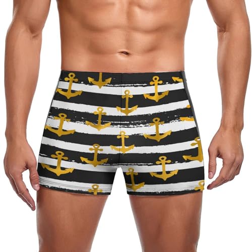 Swim briefs homme style nautique doré finitions premium