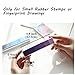 Aphlos Craft Ink Pad Stamps DIY Color, 36 Colors Rainbow Finger Ink Pad for Kids Finger-Print Drawing, Small Rubber Stamp