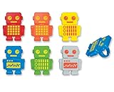 DecoPac Robot Party Cupcake Rings (12 Count)