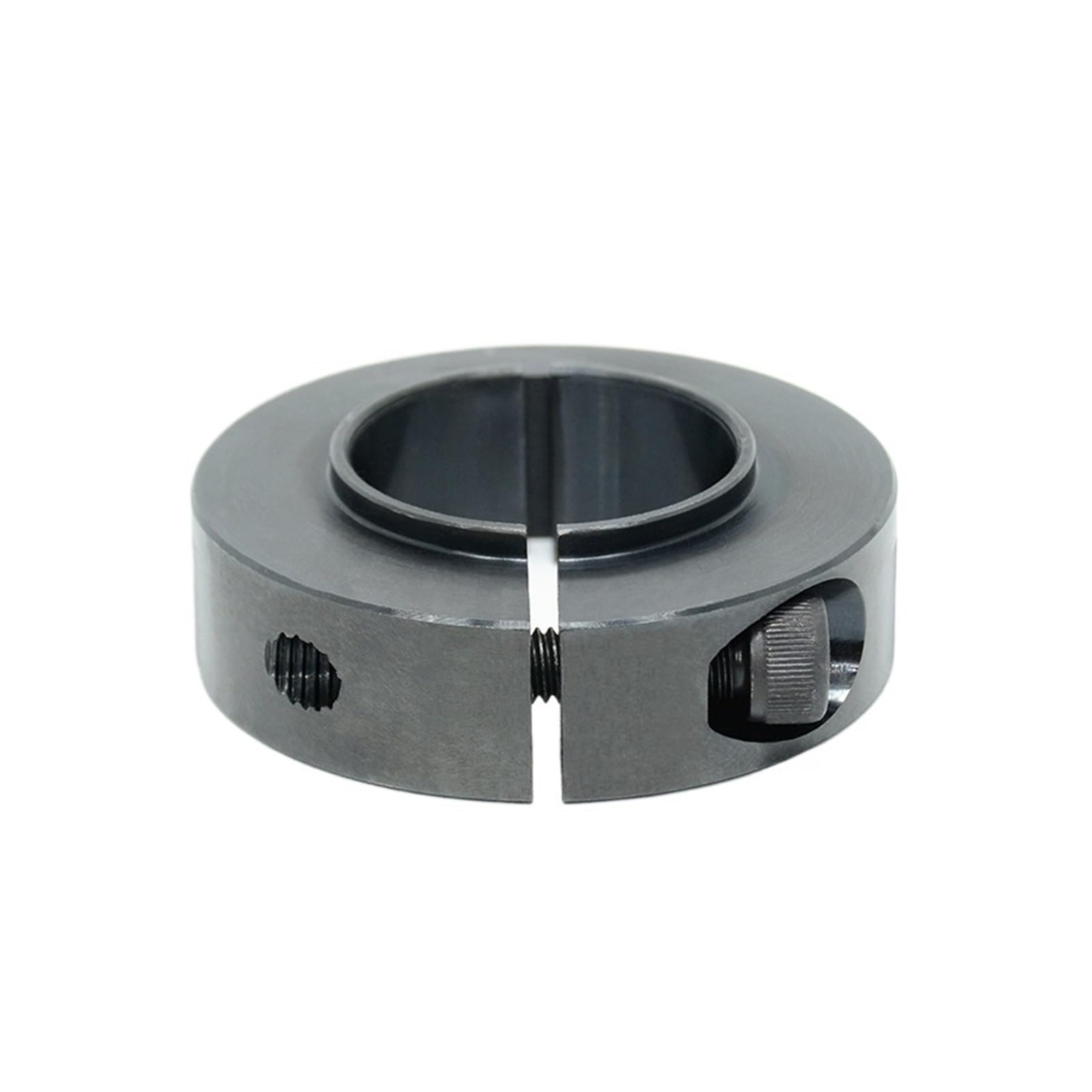 Collarín de sujeción de doble ranura, Tamaños múltiples del anillo de retención collar eje dividido escalonado acero(G/D/B/N 30 55 33 17.5)