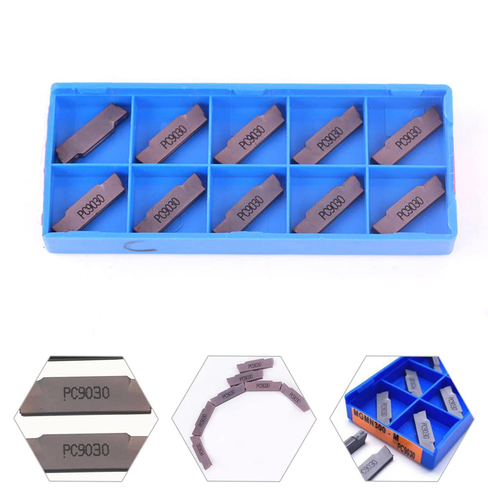 Insertos de Carburo MGMN300-M 9030 3 mm para Ranurado y Fresado Indexable Herramienta de Corte de Ranura de Torno