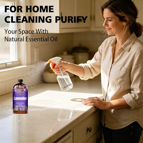 Aceite Esencial de Lavanda 16 Fl Oz para Difusor miniatura 6