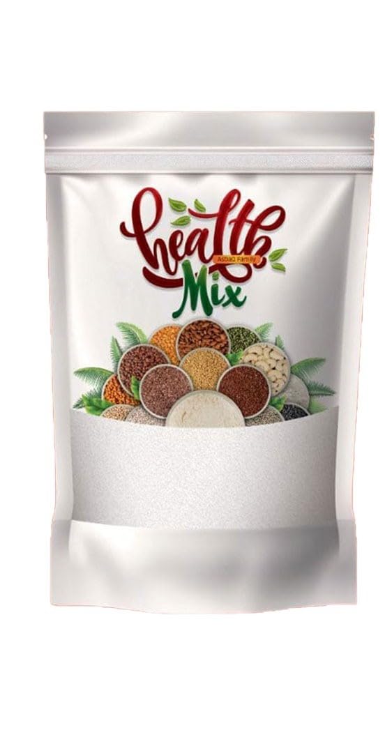 Natural Health Mix Powder – Multigrain Nutrition Drink for All Ages – 100% Homemade Style with Millets, Pulses & Nuts – No Sugar, No Preservatives – 500g