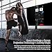 VLBPCR Punching Bag Smart Force Tracker, Real-time Data Power Speed Test Boxing Kick Sensor Dynamometer Meter Training Equipment Workout Punching Equipment for Home (White)