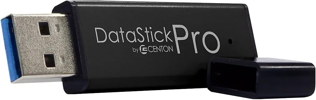Centon MP Valuepack USB 3.0 Datastick Pro (Black), 16GB, 10Pack Bulk